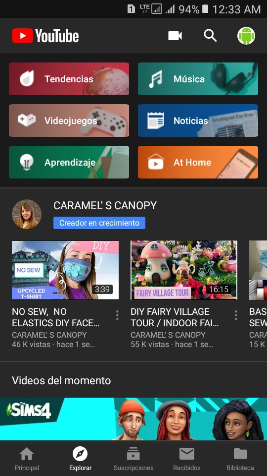 Youtube 17.27.38 para Android  Descargar APK